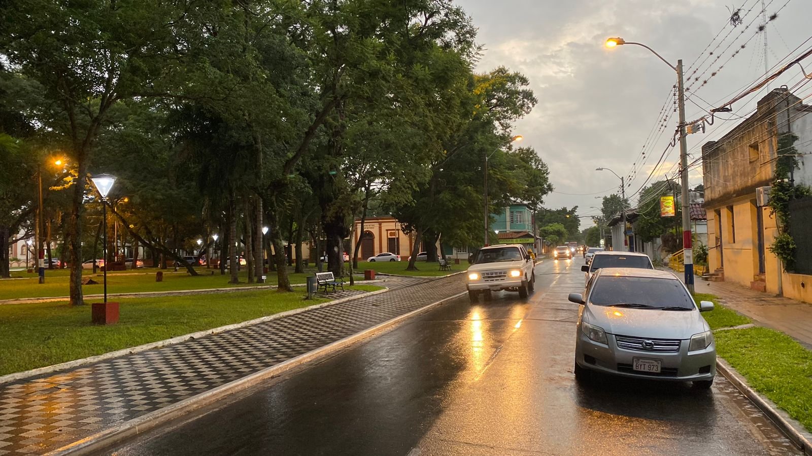 Domingo con precipitaciones en la Capital de la Cordialidad