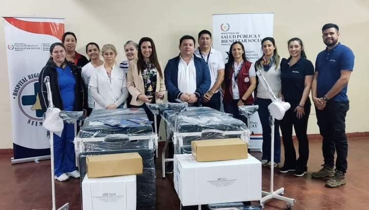 Hospital Regional de Pilar recibió nuevos equipos e instrumentos para el área de consultorio de TGI.